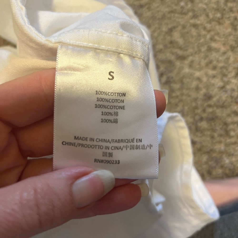 Essentials Crisp White Button Down Shirt - image 5